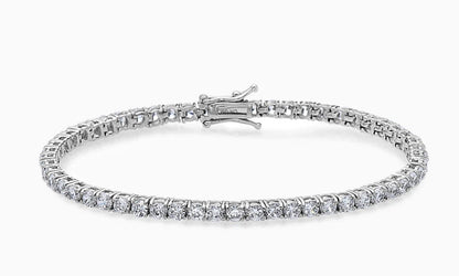 Sterling Silver 6mm 8" Tennis Bracelet